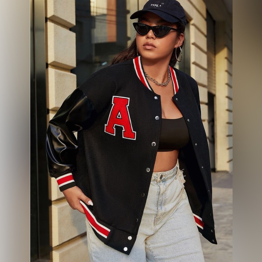 Letter A Patch Jacket